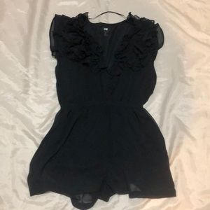 Black romper.